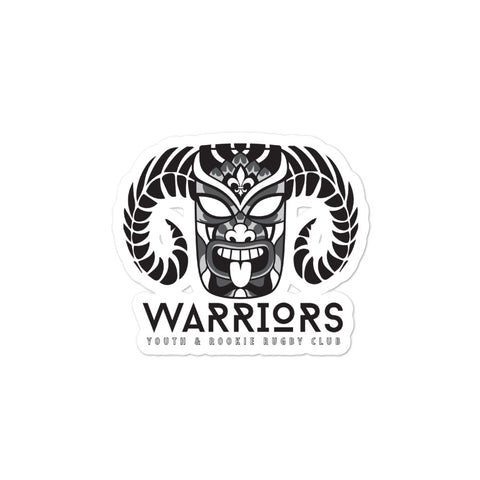 Warrior Rugby Bubble-free stickers