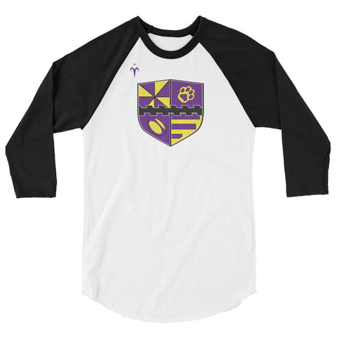 UWSP Women's Rugby 3/4 sleeve raglan shirt