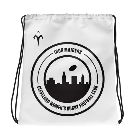 Cleveland Iron Maidens Rugby Drawstring bag