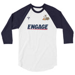 Engage Rugby 3/4 sleeve raglan shirt