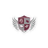 Jenks Trojans Rugby Bubble-free stickers