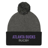 Atlanta Bucks Rugby Pom-Pom Beanie