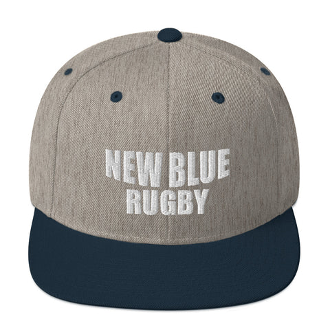 New Blue Rugby Snapback Hat