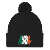 Irish Rugby Pom Pom Knit Cap