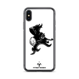 Black Monks Rugby iPhone Case