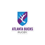 Atlanta Bucks Rugby Bubble-free stickers