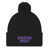 Riverton Rugby Pom Pom Knit Cap