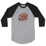 North Texas Tigers Rugby 3/4 sleeve raglan shirt