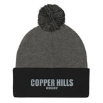 Copper Hills Rugby Pom Pom Knit Cap