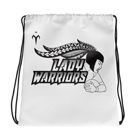 Lady Warriors Rugby Drawstring bag
