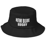 New Blue Rugby Old School Bucket Hat