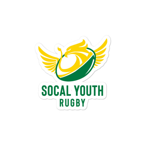 SoCal Youth Rugby Bubble-free stickers