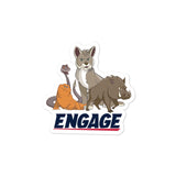 Engage Rugby Bubble-free stickers