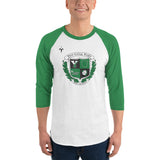 York Rugby 3/4 sleeve raglan shirt