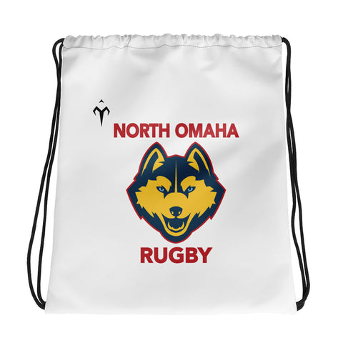 North Omaha Rugby Drawstring bag