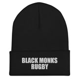 Black Monks Rugby Cuffed Beanie