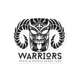 Warrior Rugby Bubble-free stickers