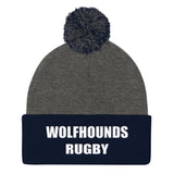 Wolfhounds Rugby Pom Pom Knit Cap