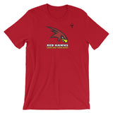 Santa Cruz Red Hawks Rugby Unisex short sleeve t-shirt