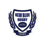 New Blue Rugby Bubble-free stickers
