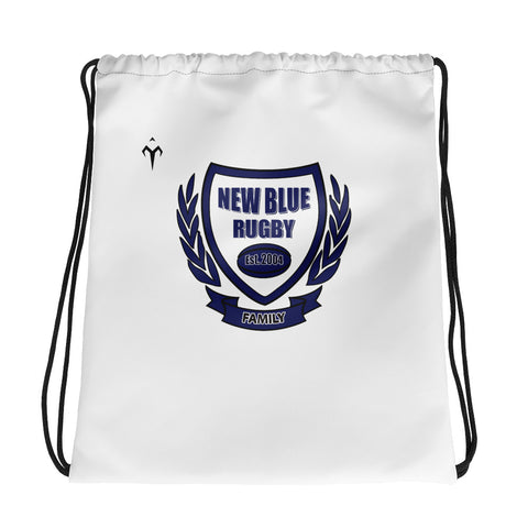New Blue Rugby Drawstring bag