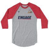 Engage Rugby 3/4 sleeve raglan shirt