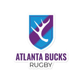 Atlanta Bucks Rugby Bubble-free stickers