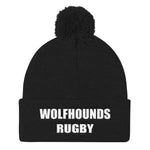 Wolfhounds Rugby Pom Pom Knit Cap