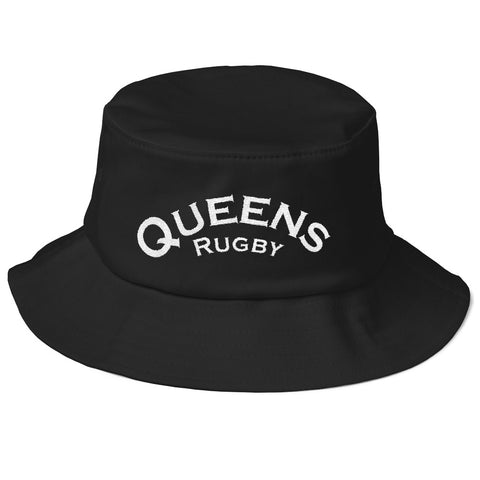 Queens Rugby Old School Bucket Hat