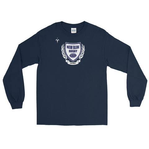 New Blue Rugby Long Sleeve T-Shirt