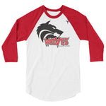 Siouxland United High School Rugby 3/4 sleeve raglan shirt