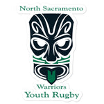 North Sacramento Warriors Youth Rugby Club Bubble-free stickers