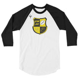 Council Bluffs Rugby 3/4 sleeve raglan shirt