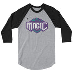 Rocky Mountain Magic Rugby 3/4 sleeve raglan shirt