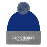 Shippensburg Women's Rugby Pom Pom Knit Cap