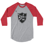 Fort Wayne Rugby Black 3/4 sleeve raglan shirt