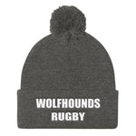 Wolfhounds Rugby Pom Pom Knit Cap