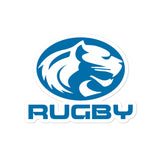 Cougar Rugby Bubble-free stickers