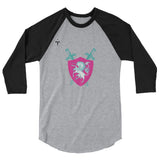 Majestic Unicorns Rugby 3/4 sleeve raglan shirt