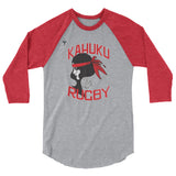 Kahuku Girls Rugby 3/4 sleeve raglan shirt