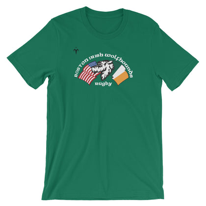 Boston Irish Wolfhounds Unisex short sleeve t-shirt