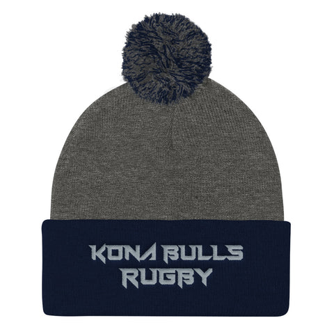 Kona Bulls Rugby Pom Pom Knit Cap