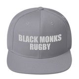 Black Monks Rugby Snapback Hat