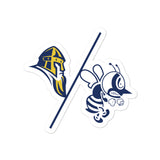 Augustana Rugby Bubble-free stickers