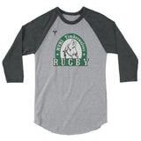 MVHS Timberwolves Rugby 3/4 sleeve raglan shirt