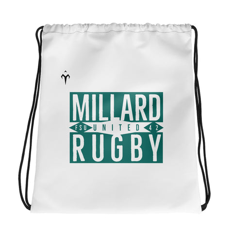 Millard United Rugby Drawstring bag