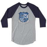 Memphis Rugby 3/4 sleeve raglan shirt