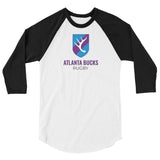 Atlanta Bucks Rugby 3/4 sleeve raglan shirt