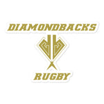 Diamondbacks Rugby Bubble-free stickers