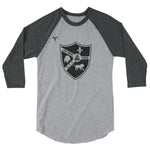 Fort Wayne Rugby Black 3/4 sleeve raglan shirt